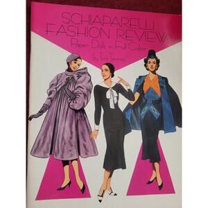 Vintage Schiaperelli Fashion Review Paper Dolls by Tom Tierney